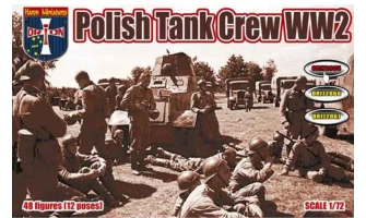 Create a Stunning Display with ORION 72065 1/72 Polish Tank Crew WW2 Plastic Model Kit