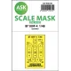 Ask M48180 1/48 Messerschmitt Bf 109f One-sided Express Mask For Eduard