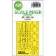 ASK M48189 1/48 Messerschmitt Bf 110e One-sided Express Fit Mask For Eduard