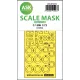 Ask M72076 1/72 C-130h One-sided Express Fit Painting Mask For Zvezda