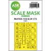 Ask M72087 1/72 Messerschmitt Me 410a-1/U2 And U4 One-sided Express Fit Mask Airfix