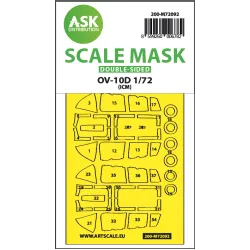 Ask M72092 1/72 Ov-10d Bronco Double-sided Express Fit Painting Mask For Icm