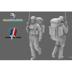 Black Snake Fr-11 1/35 French Soldier Resin Figure Kit