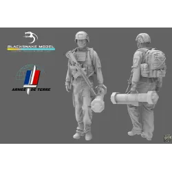 Black Snake Fr-14 1/35 French Soldier Eryx Launcher Resin Figure Kit