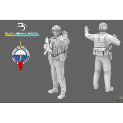 Black Snake Sas-06 1/35 1er Rpima French Sas Resin Figure Kit