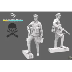 Black Snake Waffen-01 1/35 Untersturmfuhrer Waffen Resin Figure Kit