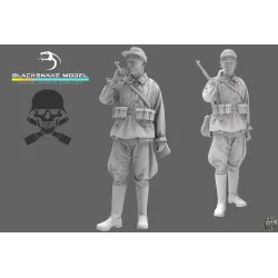 Black Snake Waffen-13 1/35 German Waffen Soldier Resin Figure Kit