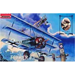 Roden 017 1/72 Fokker F. I German Triplane Wwi Scale Plastic Model Airplane