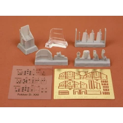 Sbs 48008 1/48 Bf 109 Seat Without Harness X2 Resin Model Kit