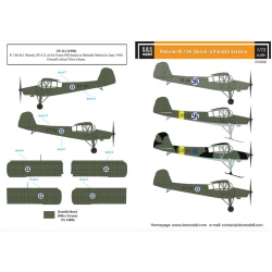 Sbs D72030 1/72 Fieseler Fi 156 Storch In Finnish Service For Academy Heller Decals Model