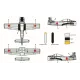 Miniwing 318 1/144 North American T-28a Trojan / Jasdf Japanese Af Aircraft