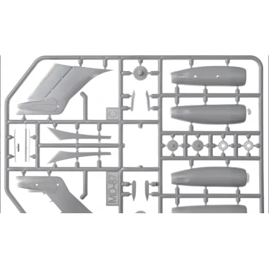 EASTERN EXPRESS 144110 CIVIL AIRLINER MD-87, IBERIA AIRLINES PLASTIC KIT 1/144 EE144110