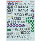 NEW WET DECALS SUPERMARINE ATTAKER PART-1 DECALS 1/72 SCALE PRINT SCALE 72-345