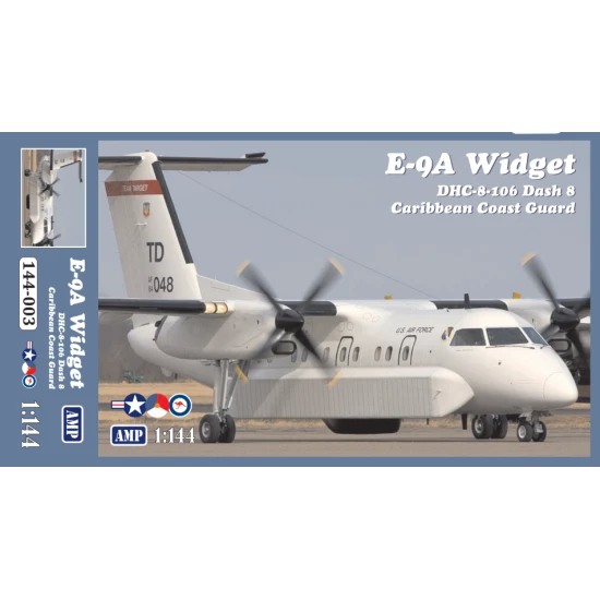 AMP 144-003 - 1/144 - E-9A Widget/ DHC-8-106 Dash 8 Caribbean Coast Guard model