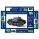 Unimodel 489 - 1/72 Self-propelled Gun Sav m/43 Plastic Model UM 489