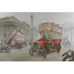 Roden 739 - 1/72 - Type B Bus LGOC, London General Omnibus Company, scale model