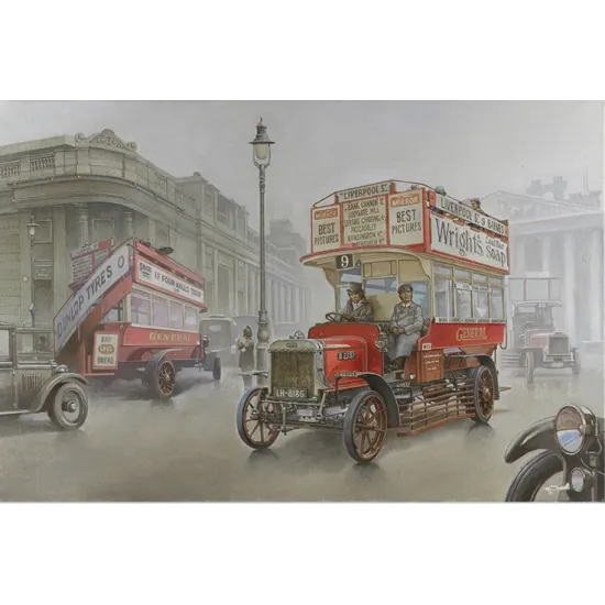 Roden 739 - 1/72 - Type B Bus LGOC, London General Omnibus Company, scale model