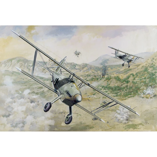 Roden 427 - 1/48 - Arado Ar 68E Plastic model kit XX century aviation