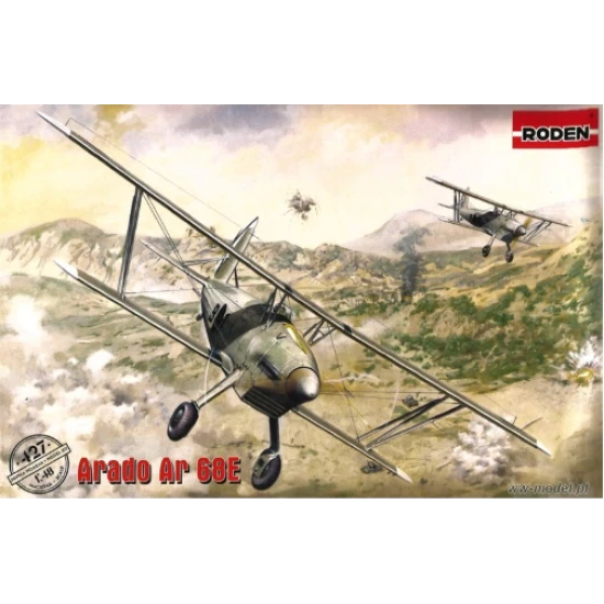 Roden 427 - 1/48 - Arado Ar 68E Plastic model kit XX century aviation