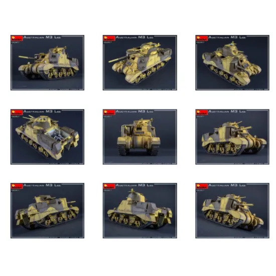 MINIART 35287 Australian M3 Lee. Interior Kit 1/35 SCALE MODEL Military Miniatures
