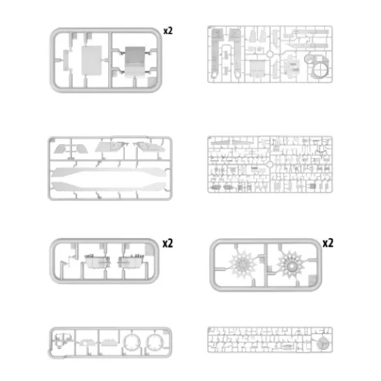 MINIART 35287 Australian M3 Lee. Interior Kit 1/35 SCALE MODEL Military Miniatures