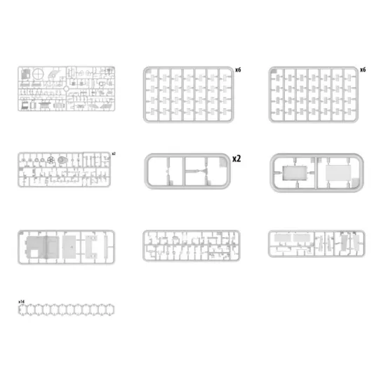 MINIART 35287 Australian M3 Lee. Interior Kit 1/35 SCALE MODEL Military Miniatures