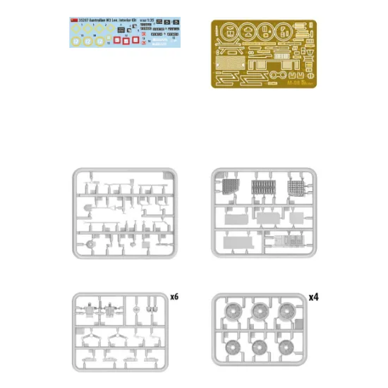 MINIART 35287 Australian M3 Lee. Interior Kit 1/35 SCALE MODEL Military Miniatures
