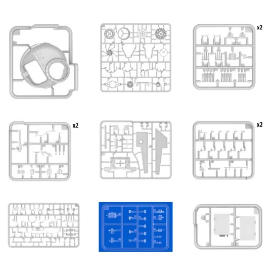 MINIART 35287 Australian M3 Lee. Interior Kit 1/35 SCALE MODEL Military Miniatures