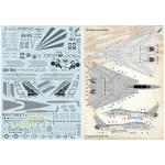 Print Scale 72-390 - 1/72 Tomcat F-14 A Part 3 (wet decal for aircraft)