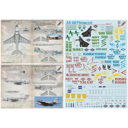 Print Scale 72-395 - 1/72 EA-6B Prowler Part 2 (wet decal for aircraft)