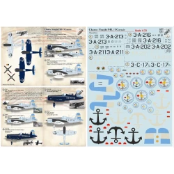 Print Scale 72-399 - 1/72 Chance-Vought F4U Corsair. Argentina (wet decal for aircraft)