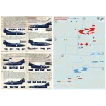 Print Scale 72-372 - 1/72 Navy F9F-2 -3 Panthers in Combat over Korea (wet decal for aircraft)