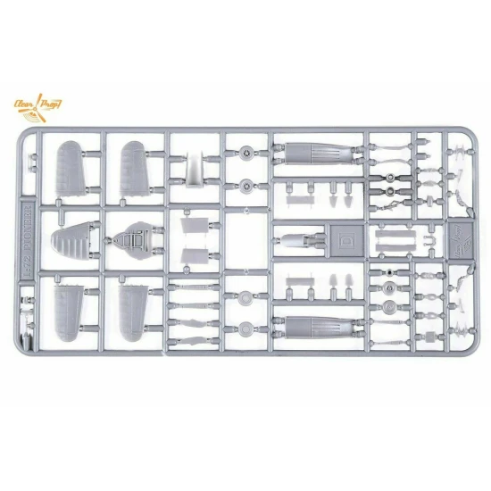 Clear Prop CP72007 - 1/72 Gloster E28/39 Pioneer scale model kit, Length 107 mm