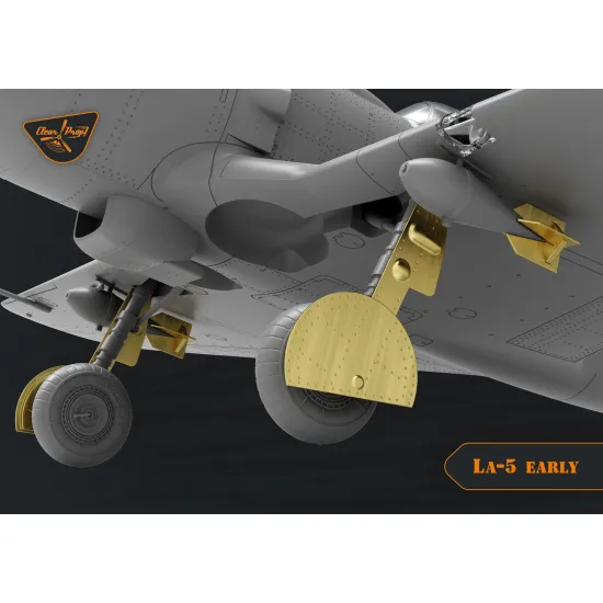 Clear Prop CP72014 - 1/72, La-5 early version scale model kit, Length 121 mm