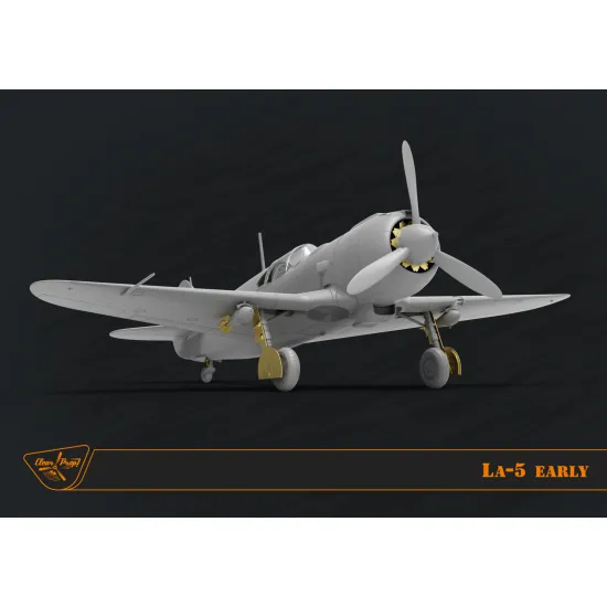 Clear Prop CP72014 - 1/72, La-5 early version scale model kit, Length 121 mm
