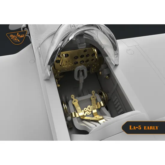 Clear Prop CP72014 - 1/72, La-5 early version scale model kit, Length 121 mm