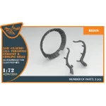 Clear Prop CPA72001 A5M Claude all versions resin exhaust and cooling grills, 1/72