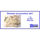 Dnepro Model DM3521 - 1/35, German accessories set, Resin kit, parts - 181 pcs