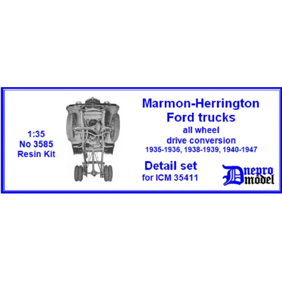 Dnepro Model DM3585, 1/35 Marmon - Herrington Ford trucks (Detail set ICM 35411)