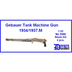 Dnepro Model DM3588 - 1/35, Gebauer Tank Machine Gun 1934/37.M, scale model kit