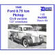 Dnepro Model Dm3595 1/35, 1940 Ford 0,75 T Pickup Civil Version Scale Model Kit