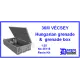 Dnepro Model DM35115 -1/35 36M Vecsey Hungarian grenade, grenade box WWII