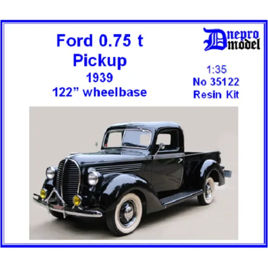 Dnepro Model DM35122 - 1/35, 1939 Ford 0,75 ton Pickup, scale resin model kit