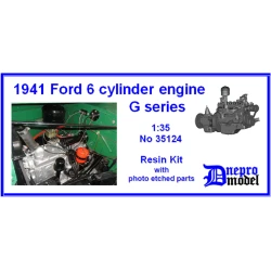 Dnepro Model DM35124 - 1/35 1941 Ford 6 cylinder engine G series scale model kit