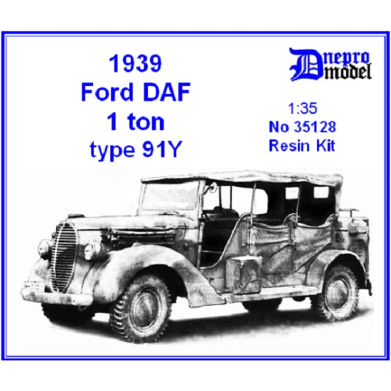 Dnepro Model DM35128 - 1/35, 1939 Ford DAF 1,0 t Type 91Y, scale resin model kit