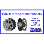 Dnepro Model DM35135 - 1/35, Panther Sprocket wheels, scale resin model kit