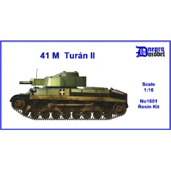 Dnepro Model DM1601 - 1/16, 41M Turan II WWII, scale resin model kit
