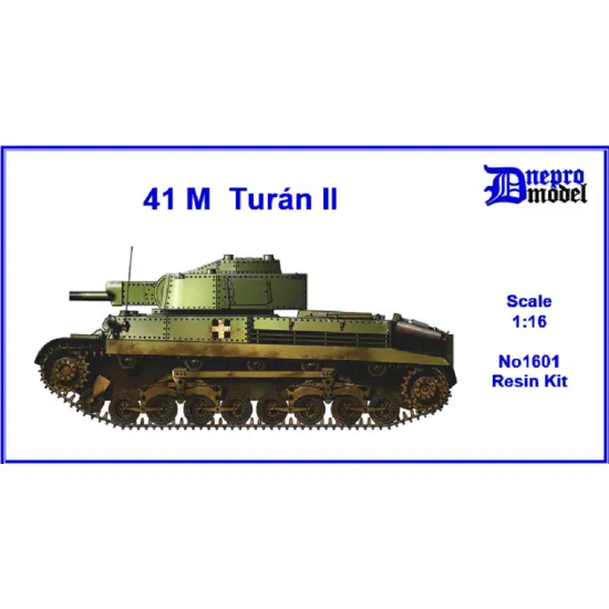 Dnepro Model DM1601 - 1/16, 41M Turan II WWII, scale resin model kit