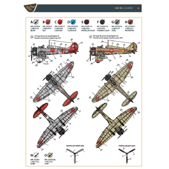 Clear Prop CP72010 - 1/72 A5M4 Claude, Advanced kit scale model