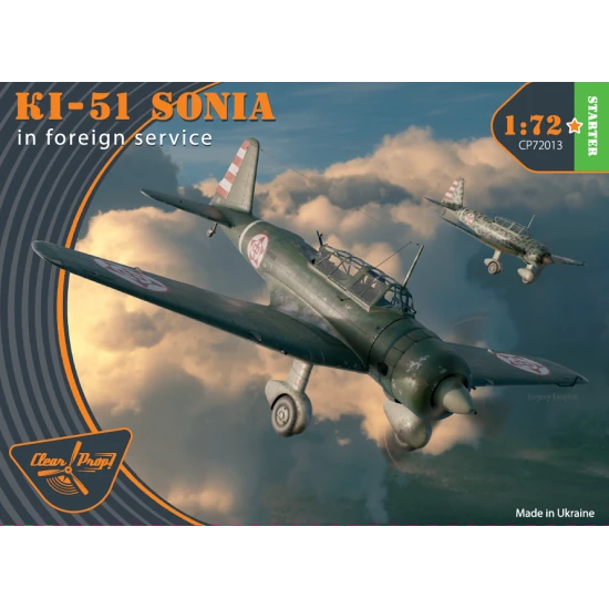 Clear Prop CP72013 - 1/72 Ki-51 Sonia in foreign service Starter kit